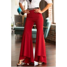 Women's High Waist Fashion Flare Pants HE1603-02-02